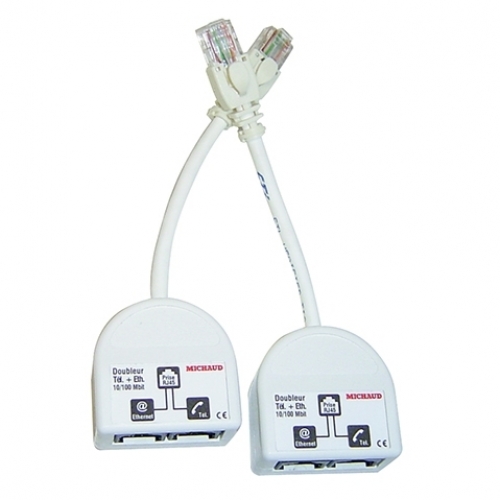 Michaud, expert du matériel de distribution électrique, vous propose le  produit Kits doubleurs - Switch Ethernet